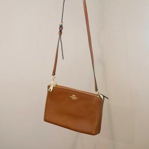 Coach Leather Zip Crossbody Brand New